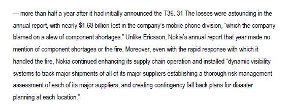 Fire at the Plant - Hazard as a Trigger for