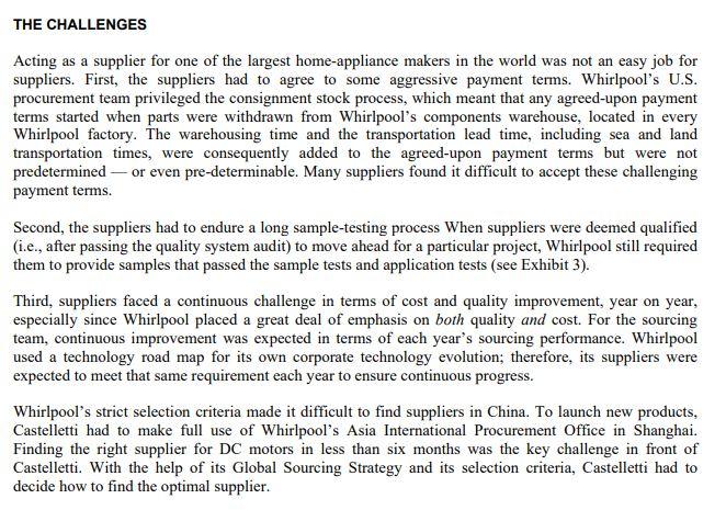Case study questions: 1. What is the key problem
