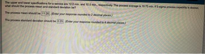 Please clearly outline the process mean and the