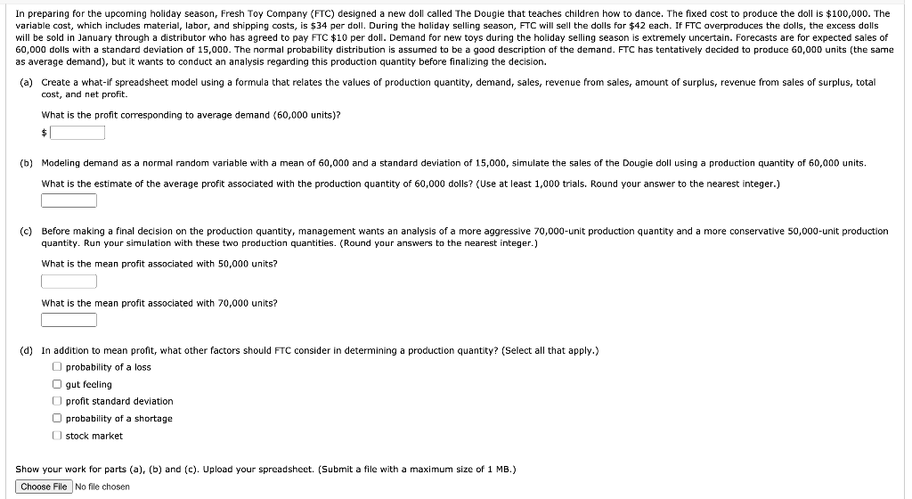 In preparing for the upcoming holiday season,