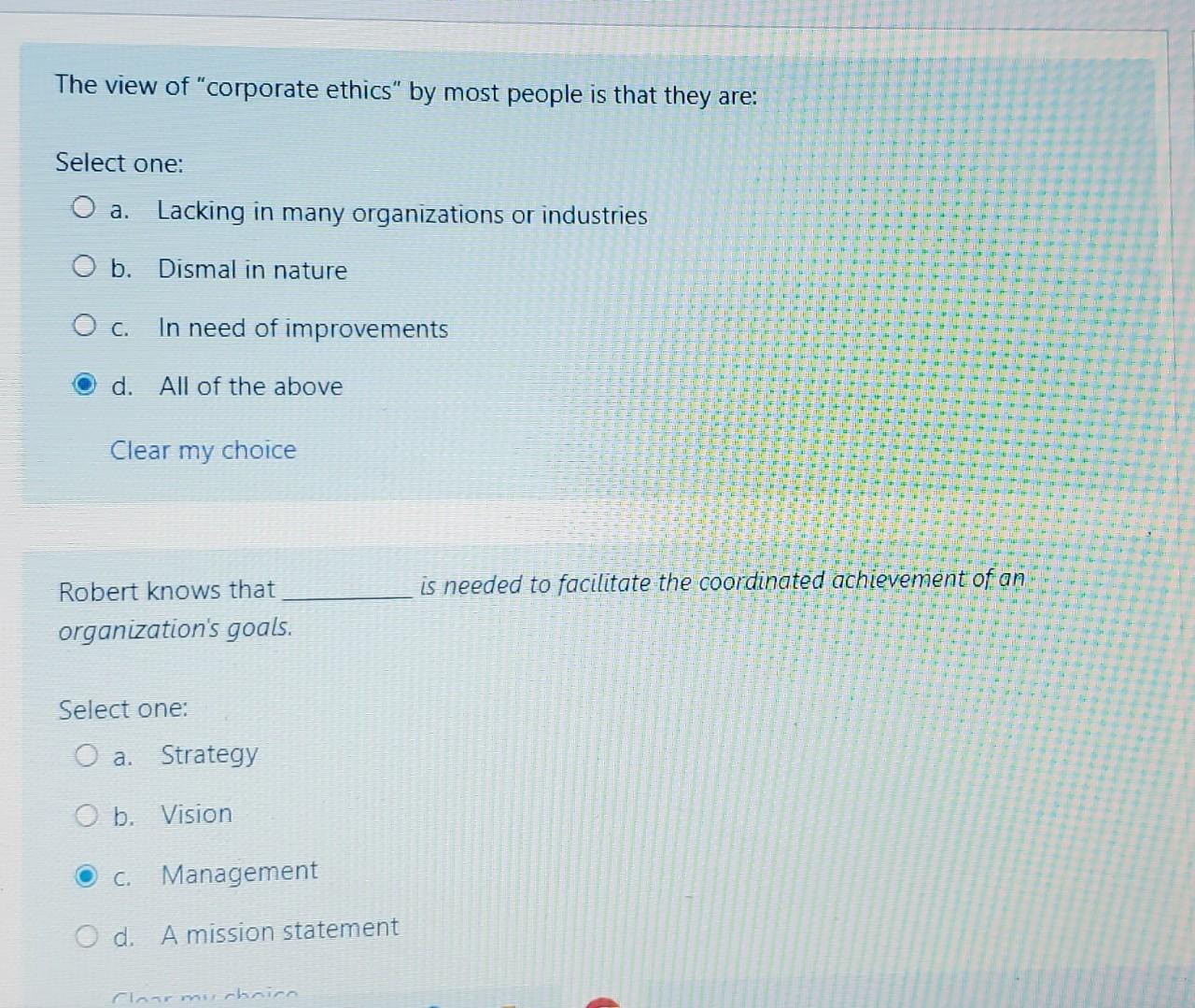 can some please answer questions 1 and 2 The view