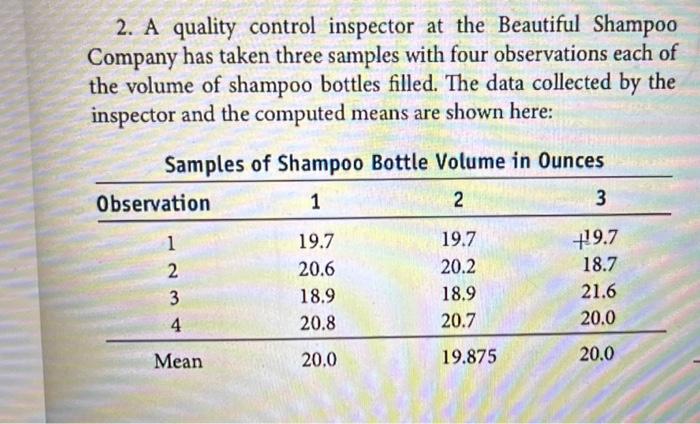 #2 2. A quality control inspector at the