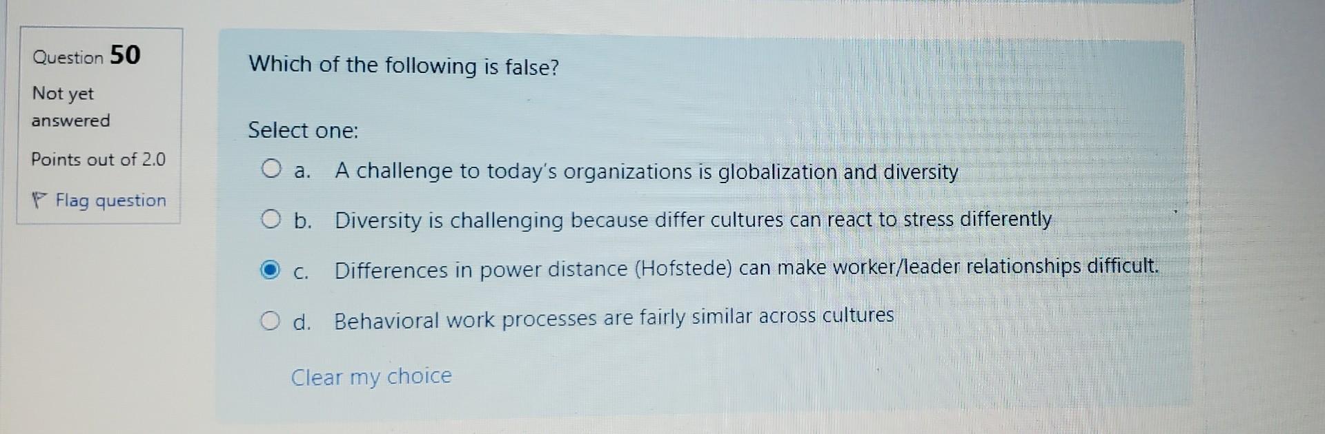 can someone please answer questions 48 and 50 The