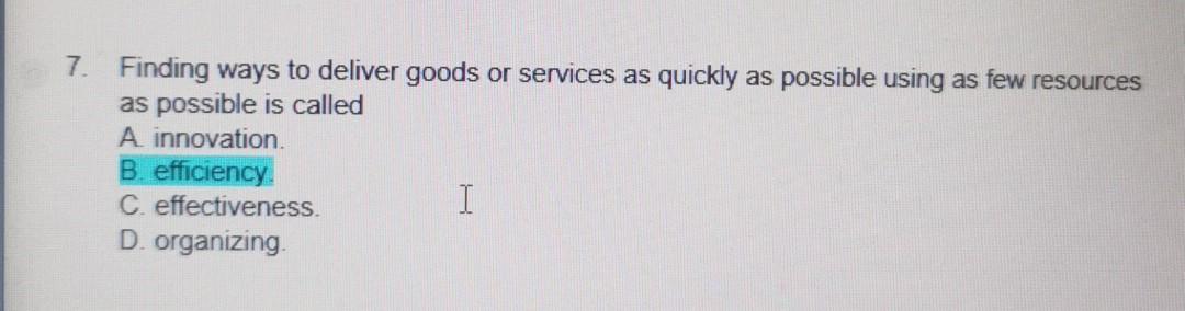 7. Finding ways to deliver goods or services as