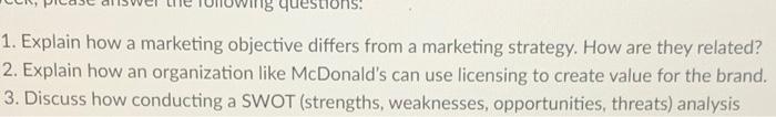 Question number 2 questions, 1. Explain how a