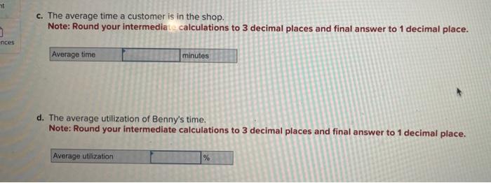 Benny the Barber owns a one-chair shop. At barber