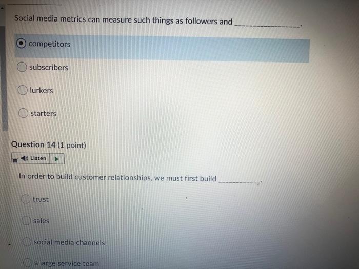 Which of the following is a common supporting