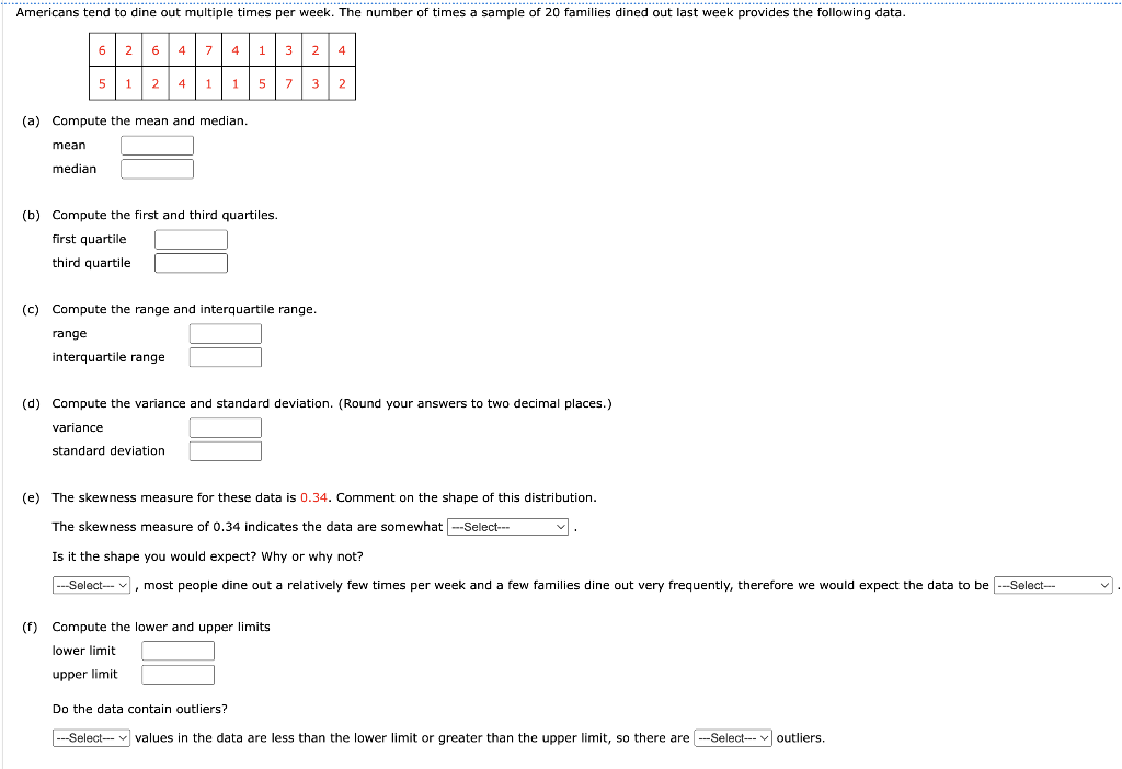 Americans tend to dine out multiple times per