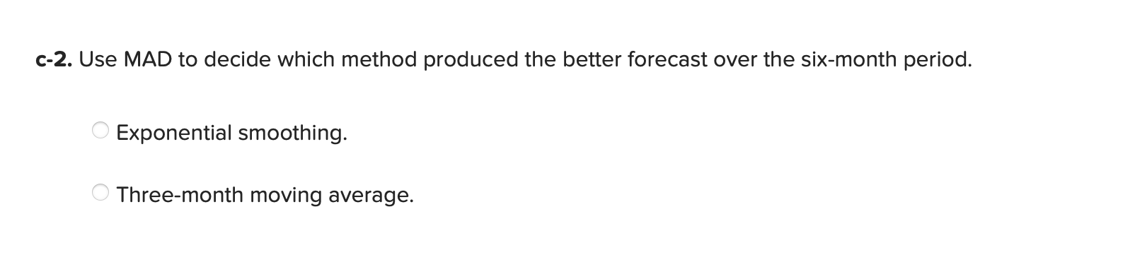 Problem 3-17 (Algo) Here are the actual tabulated