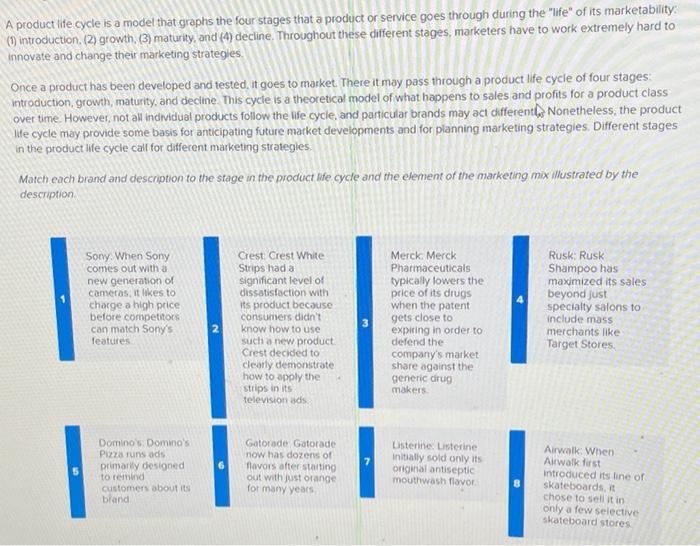A product life cycle is a model that graphs the