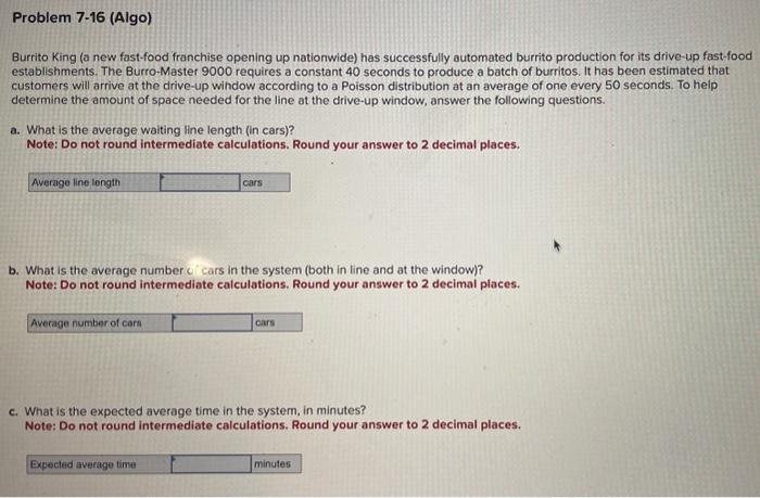 Burrito King (a new fast-food franchise opening