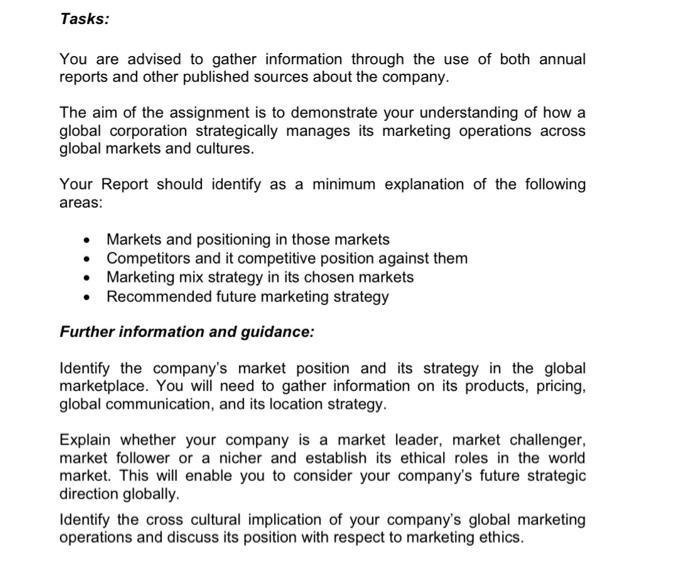 ZUS COFFEE SUBJECT : GLOBAL MARKETING Tasks: You