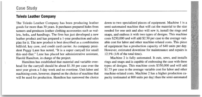 Set up a payoff matrix for the sales volumes