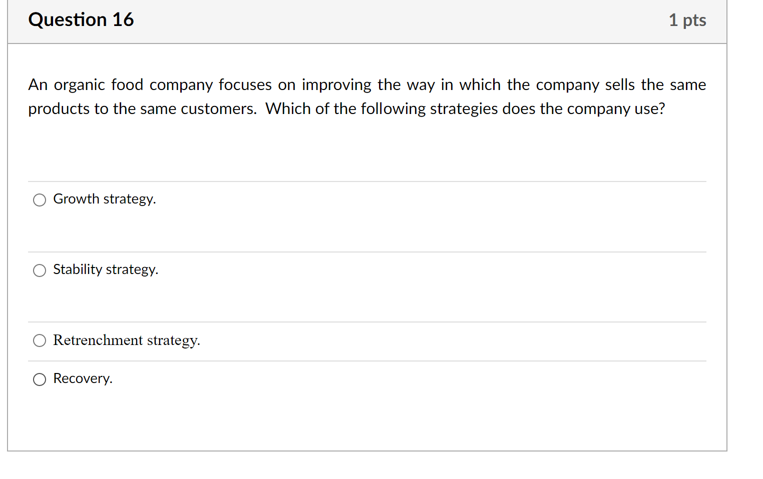 An organic food company focuses on improving the