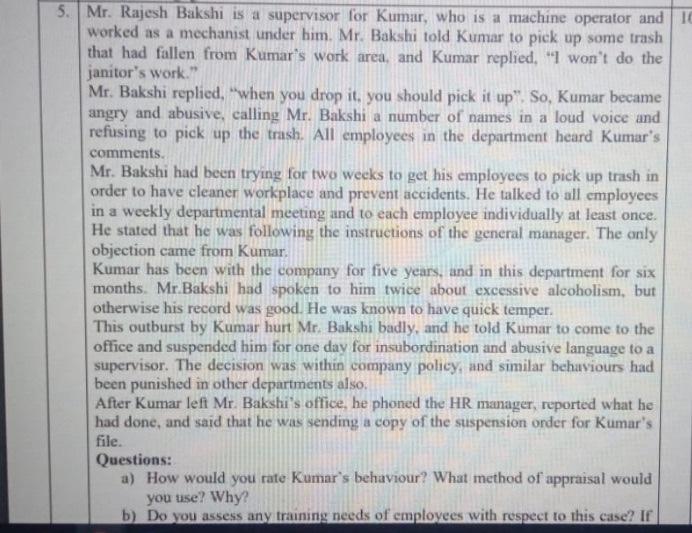 3. Mr. Suresh Joshi has been recruited newly from