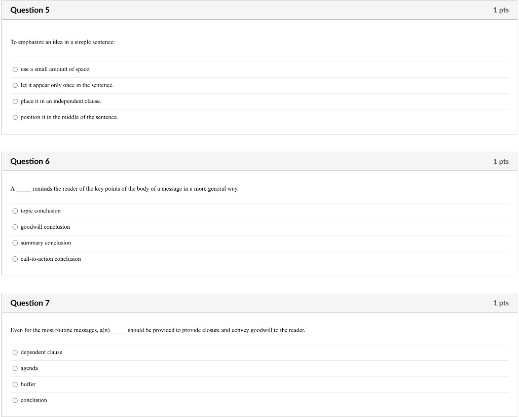 To emphasize an idea in a simple sentence: use a