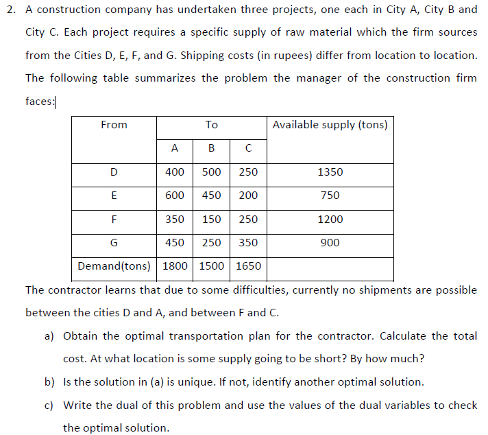 Please provide solution for the problem. 2. A