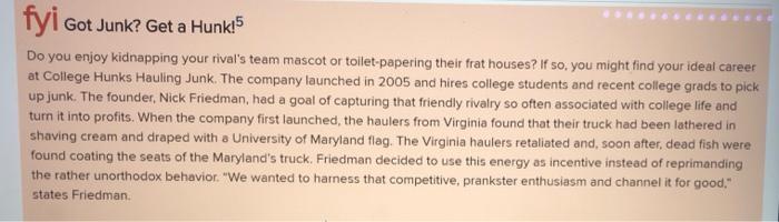 Friedman made a bold move and decided that