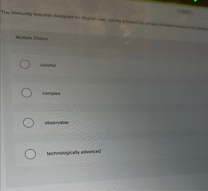 colorful complex observable technologically
