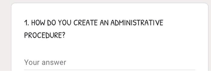 how do you create an administrative