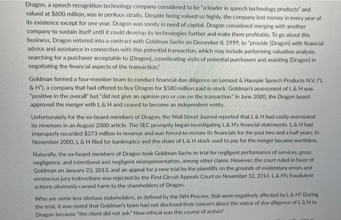 Dragon, a speech recognition technology company