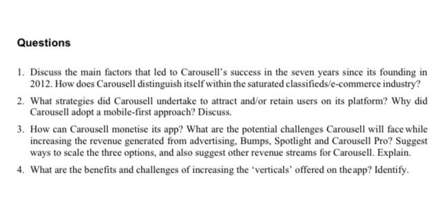 could you answer please the questions that are