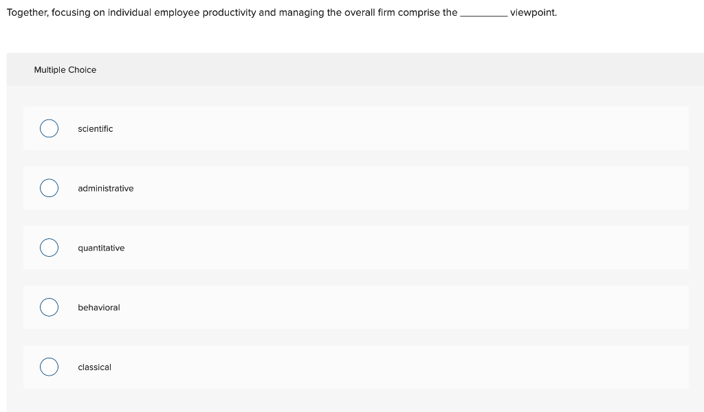 Together, focusing on individual employee