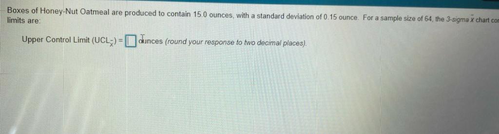 Boxes of Honey-Nut Oatmeal are produced to