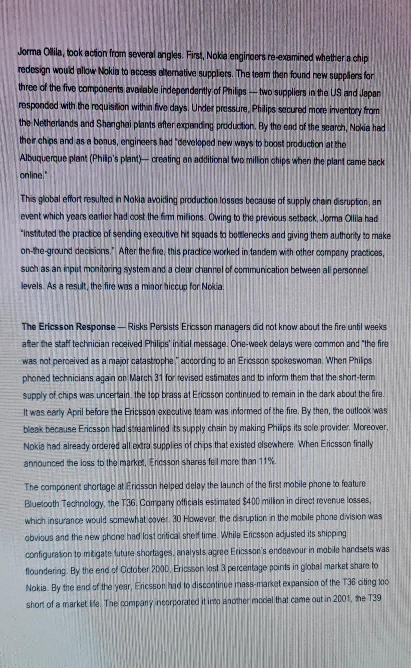 (30 Mark: Read the following case study and