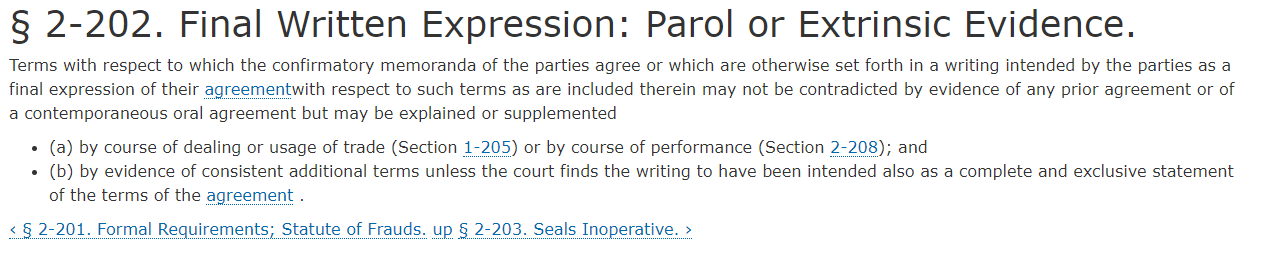 What is the position of UCC Article 2 with