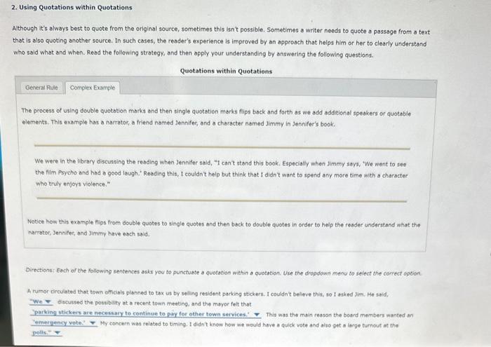 Please help using quotations within quatations