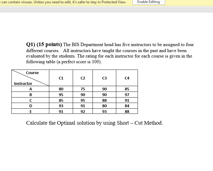 OPERATIONS RESEARCH i need this quick