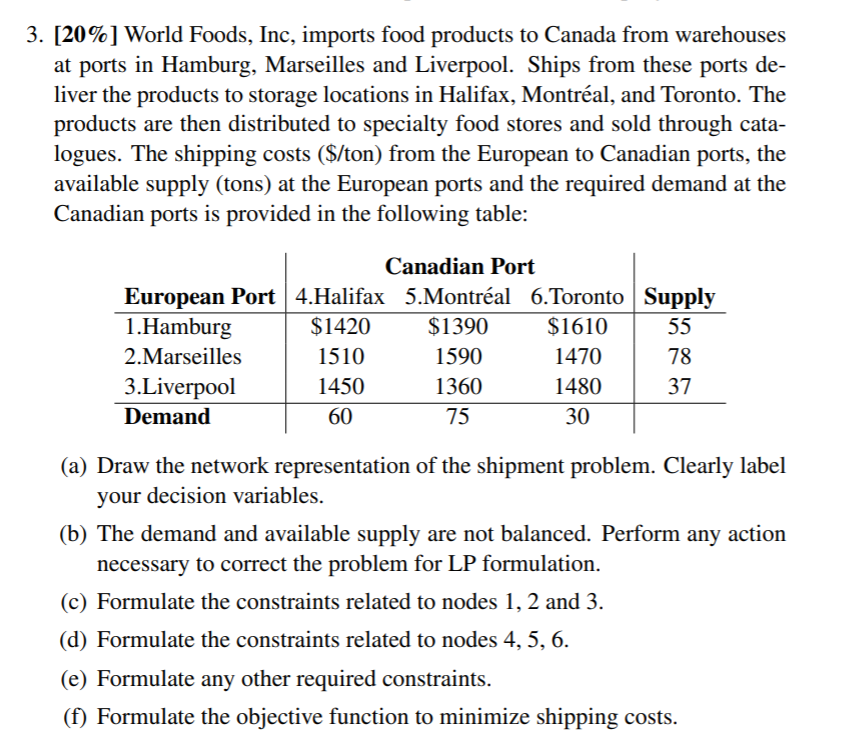 HelpPlease be more specific. Thank you! 3. [20%]