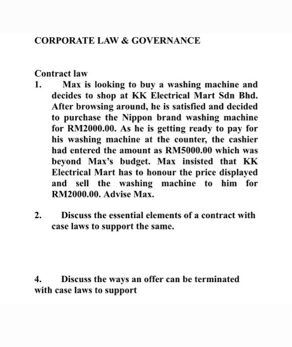 Please answer the question using case study