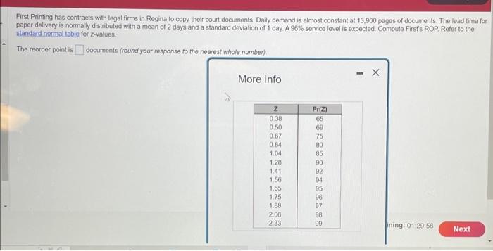 First Printing has contracts wth legal firms in