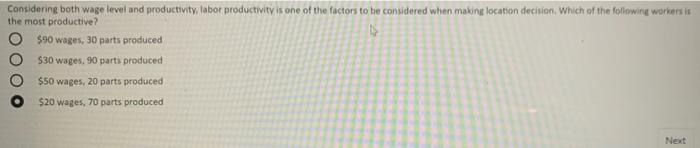 plz hep! Considering both wage level and