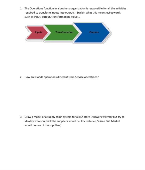 Question 3 Kta is located in Hawaii. 1. The