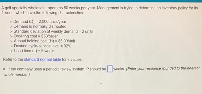 If the company uses a periodic review system,