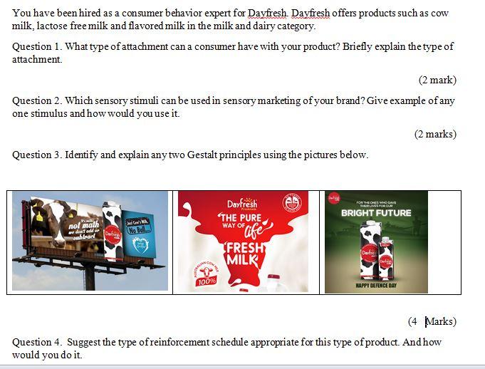 You have been hired as a consumer behavior expert