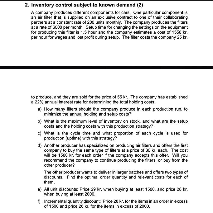 please show calculation! i posted this question 2