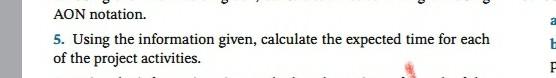 please solve 5. Using the information given,