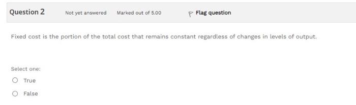 Question 2 Not yet answered Marked out of 5.00 p