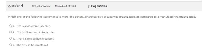 Question 2 Not yet answered Marked out of 5.00 p