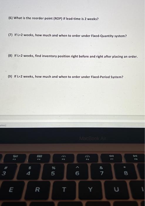 1. Annual demand 50,000 units; ordering cost is