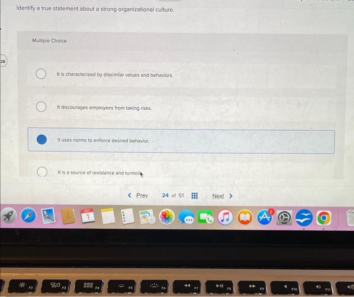 solve Identify a true statement about a strong