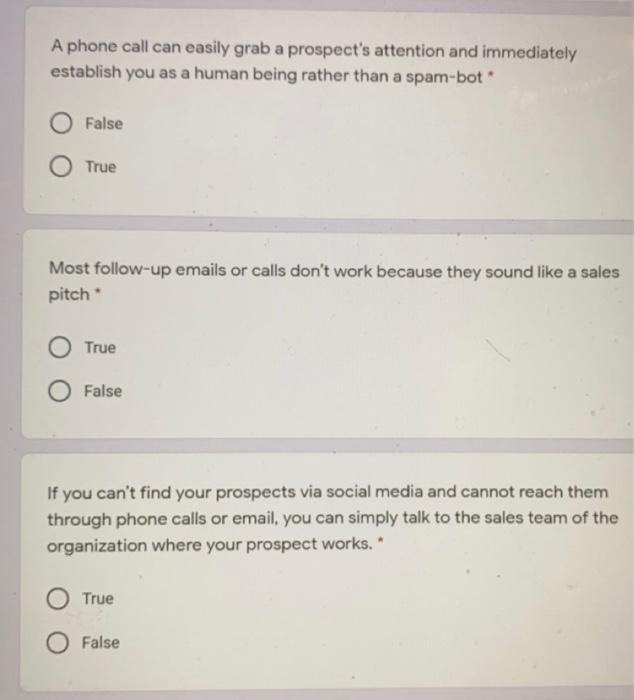 A phone call can easily grab a prospect's