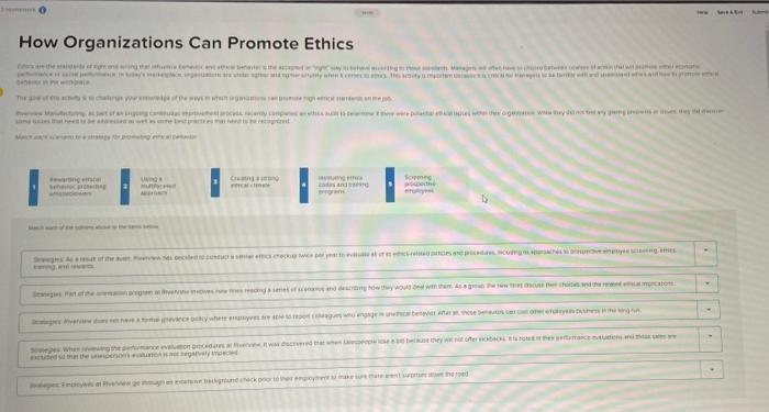 O How Organizations Can Promote Ethics www.wypow.