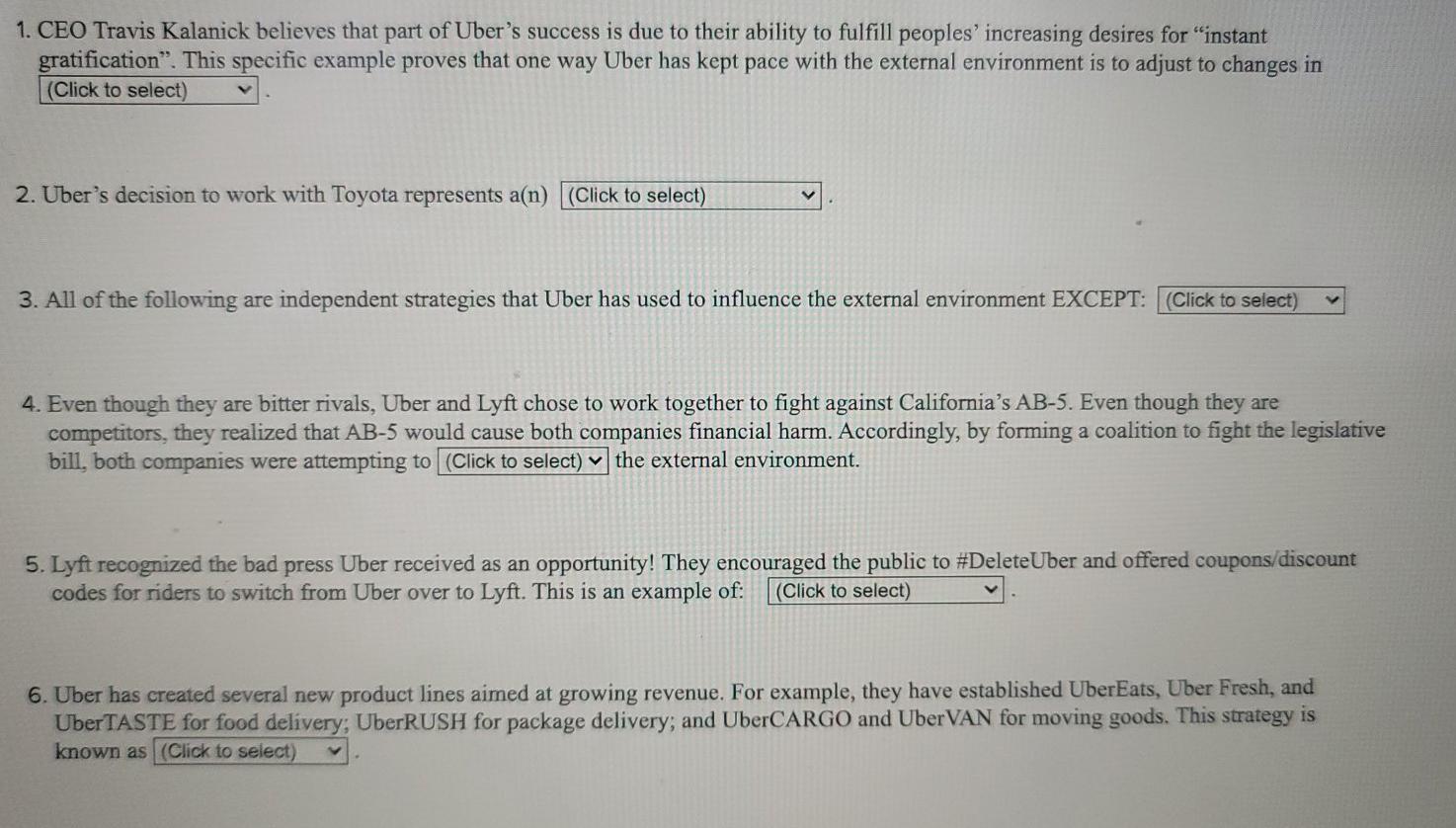 How Uber Manages the Environment Unless you've