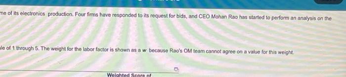 3 Ratings of Outsource Provider A B C D 4 4 3 5