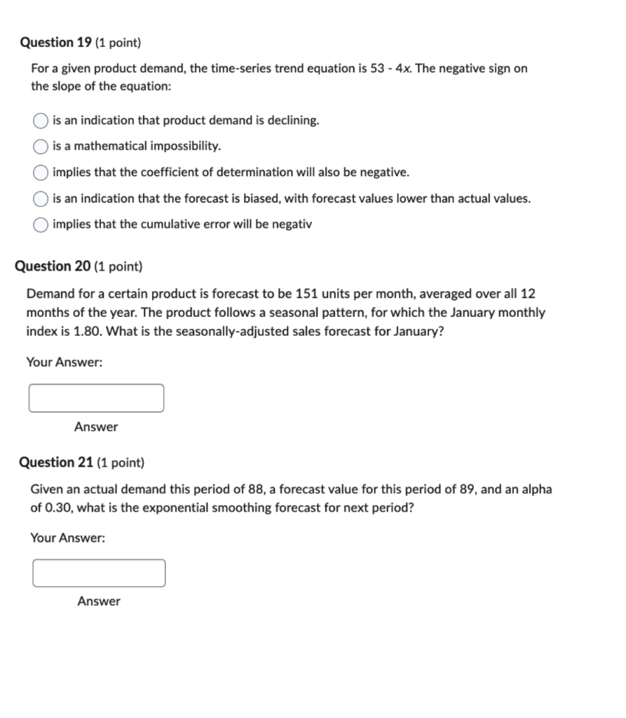 subject: operations management Book: Managerial